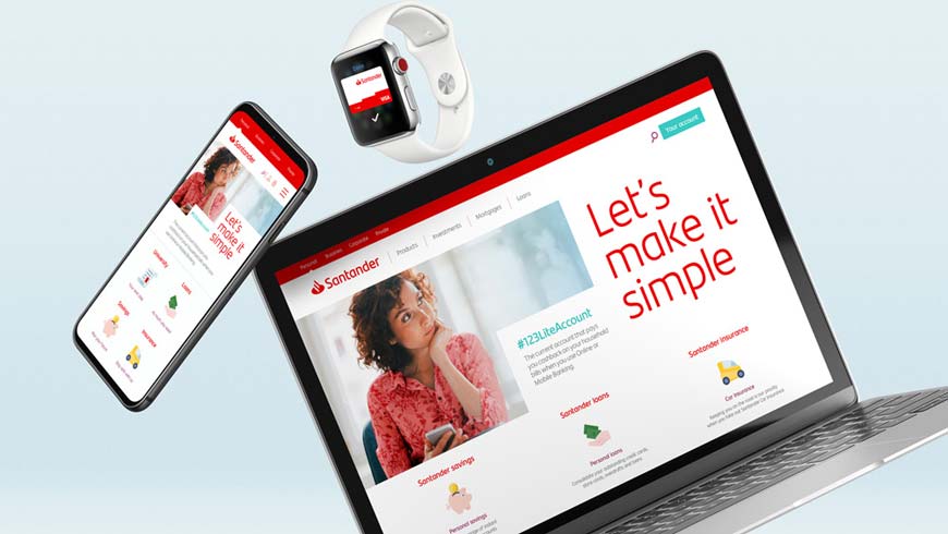 西班牙Santander銀行LOGO設(shè)計(jì)，改善用戶體驗(yàn)是王道-4