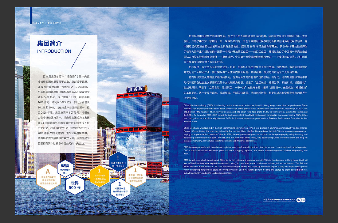招商局集團畫冊設(shè)計，招商公路宣傳冊-6