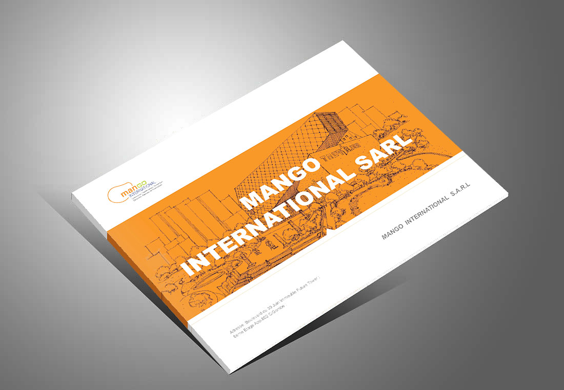 個性畫冊設計，非洲MANGO房地產(chǎn)公司畫冊-0