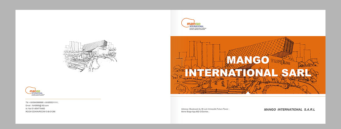 個性畫冊設計，非洲MANGO房地產(chǎn)公司畫冊-1